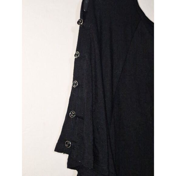 A Cable & Gauge Women's Plus Sized Top Black Office Siren, Steampunk, Y2K 2X - Picture 3 of 9